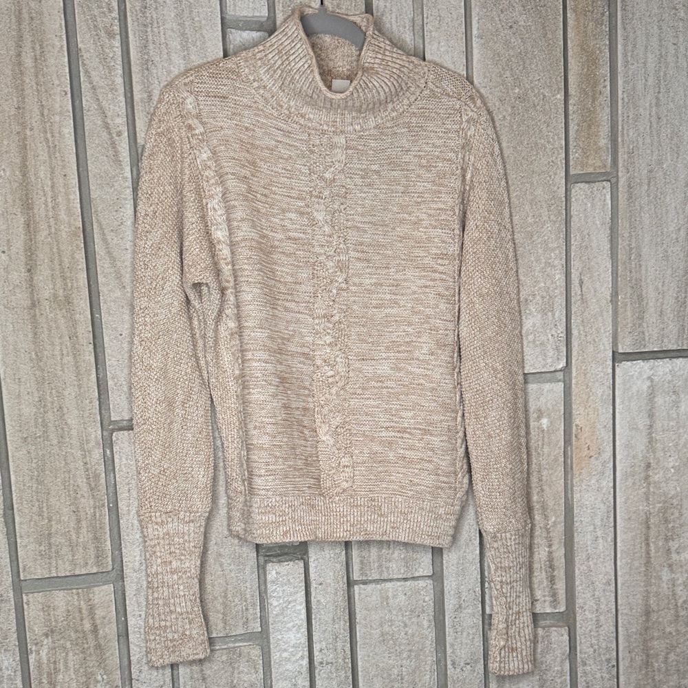 GAP Light Beige Cowl Neck Sweater